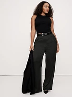 Soho High-Rise Wide-Leg Italian Pant