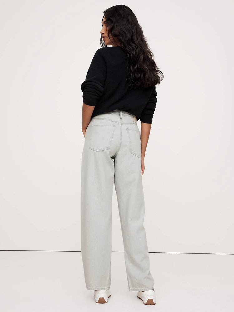 Mid-Rise Slouchy-Straight Jean