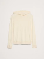 Cashmere-Silk Sweater Hoodie