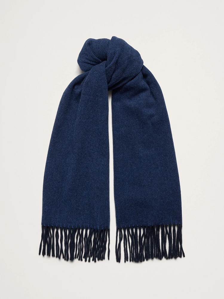 Italian Wool-Cashmere Scarf