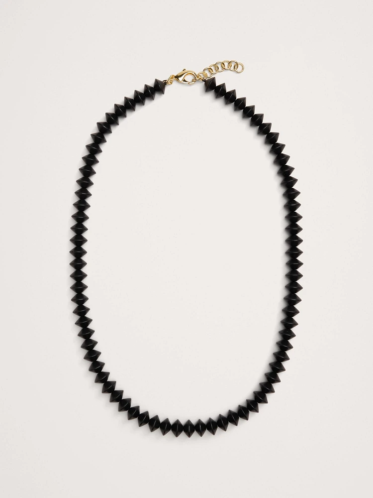 Bicone Bead Necklace by Aureus + Argent
