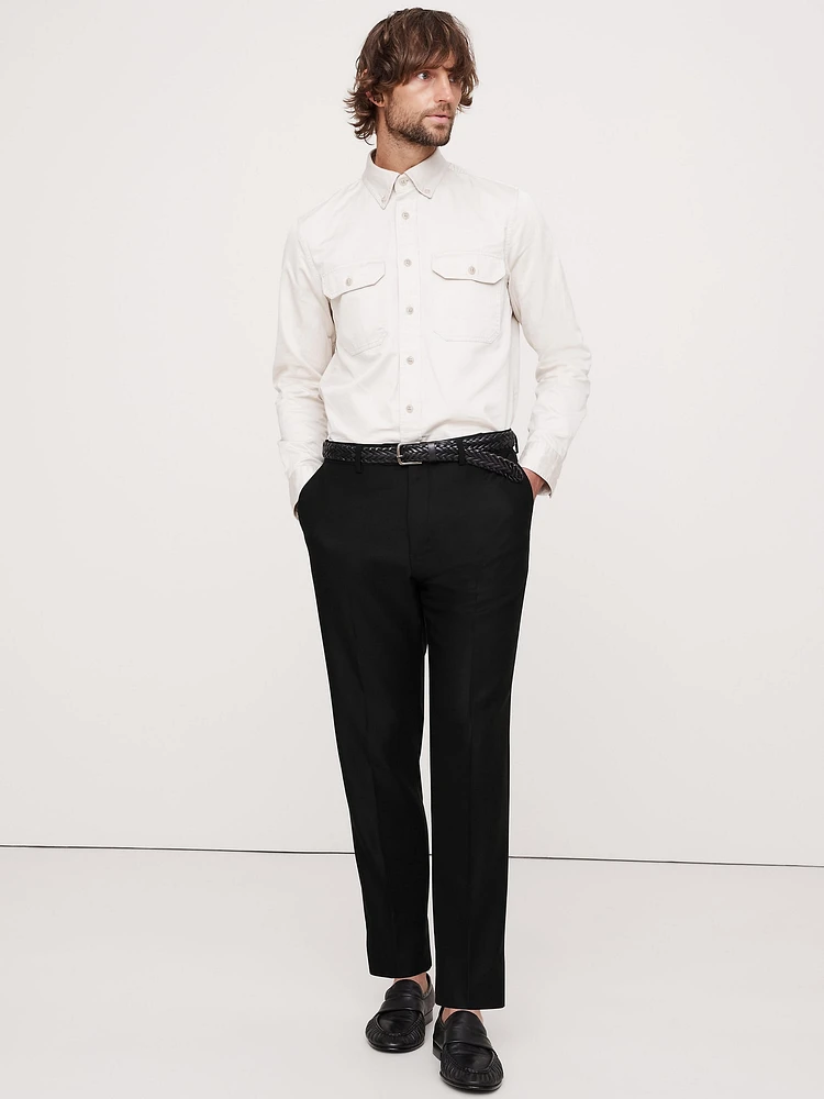 Signature Italian Hopsack Suit Pant