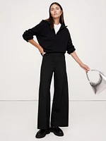 Wide-Leg Everywhere Ponte Cropped Pant