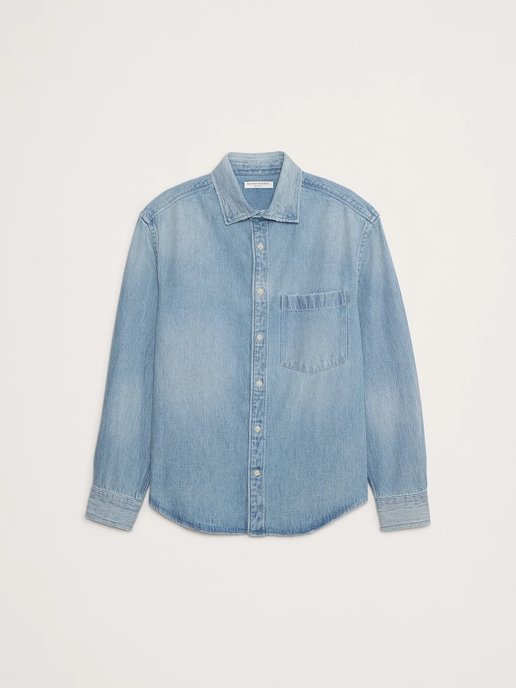 Relaxed-Fit Denim Shirt