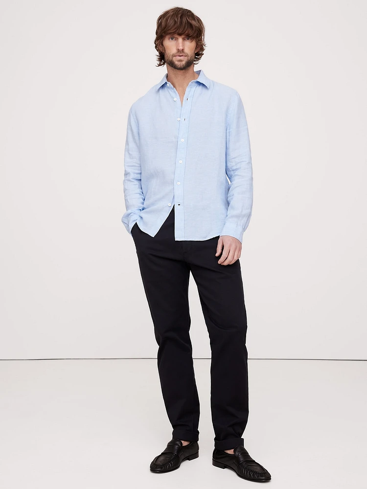 Standard-Fit Linen Shirt