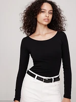 Refined Scoop-Neck T-Shirt