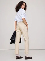 Mid-Rise Straight Ankle Jean