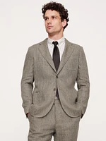 Herringbone Linen Suit Jacket