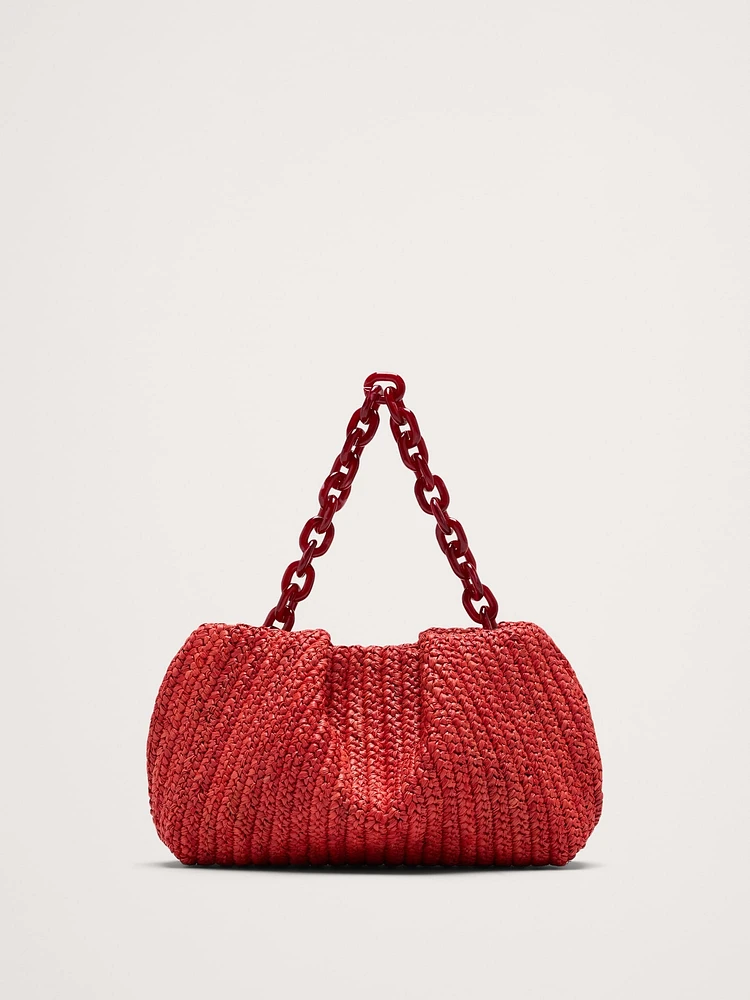 Raffia Shoulder Bag