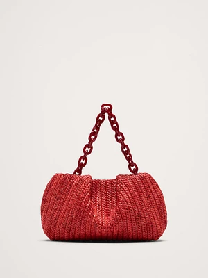 Raffia Shoulder Bag