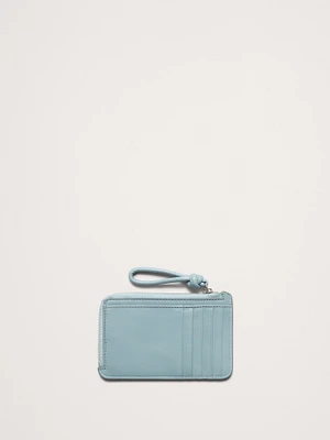 Leather Zip Card Holder
