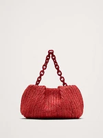 Raffia Shoulder Bag