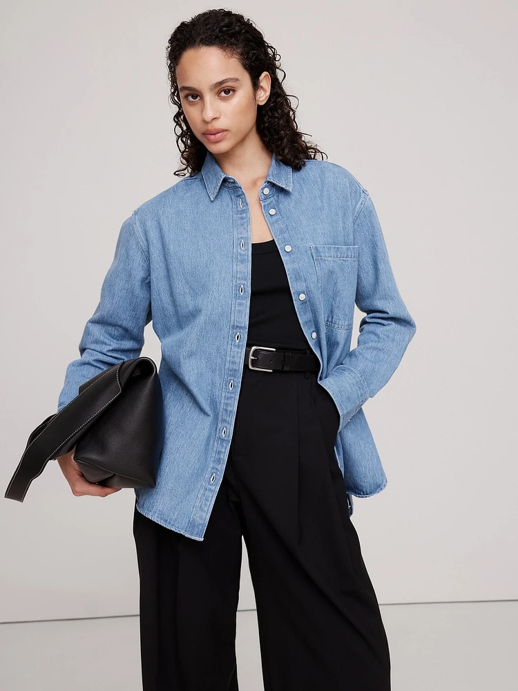 The Everyday Denim Western Shirt