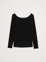 Refined Scoop-Neck T-Shirt