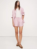 Linen Pull-On Short