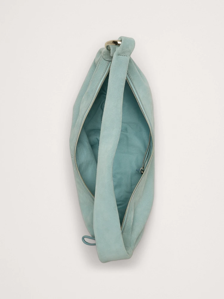 Suede Hobo Bag