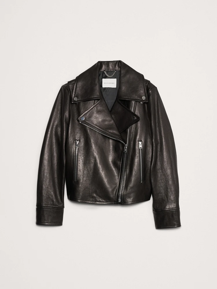 Leather Moto Jacket