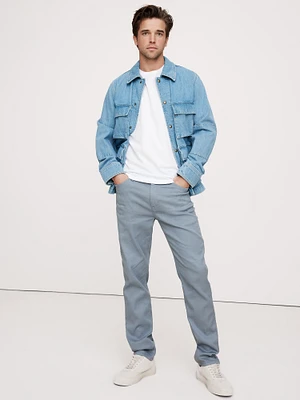 Slim Linen-Cotton Traveler Pant