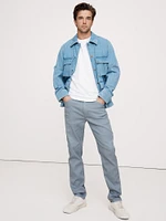 Slim Linen-Cotton Traveler Pant