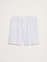 Textured Stripe Pull-On Short