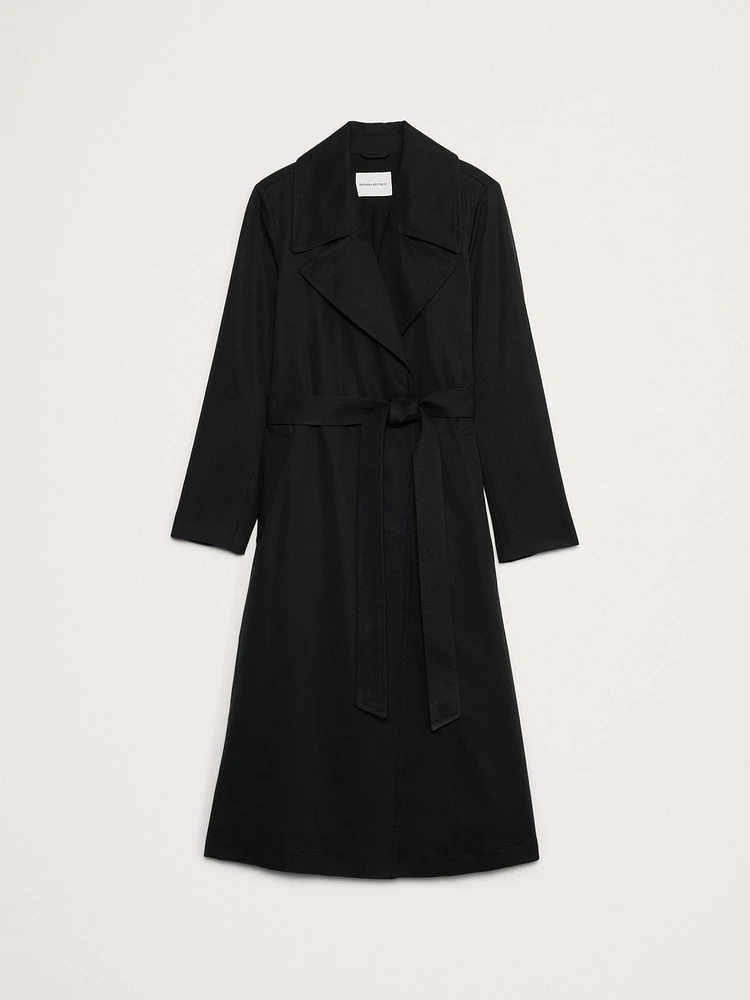 Drapey Trench Coat
