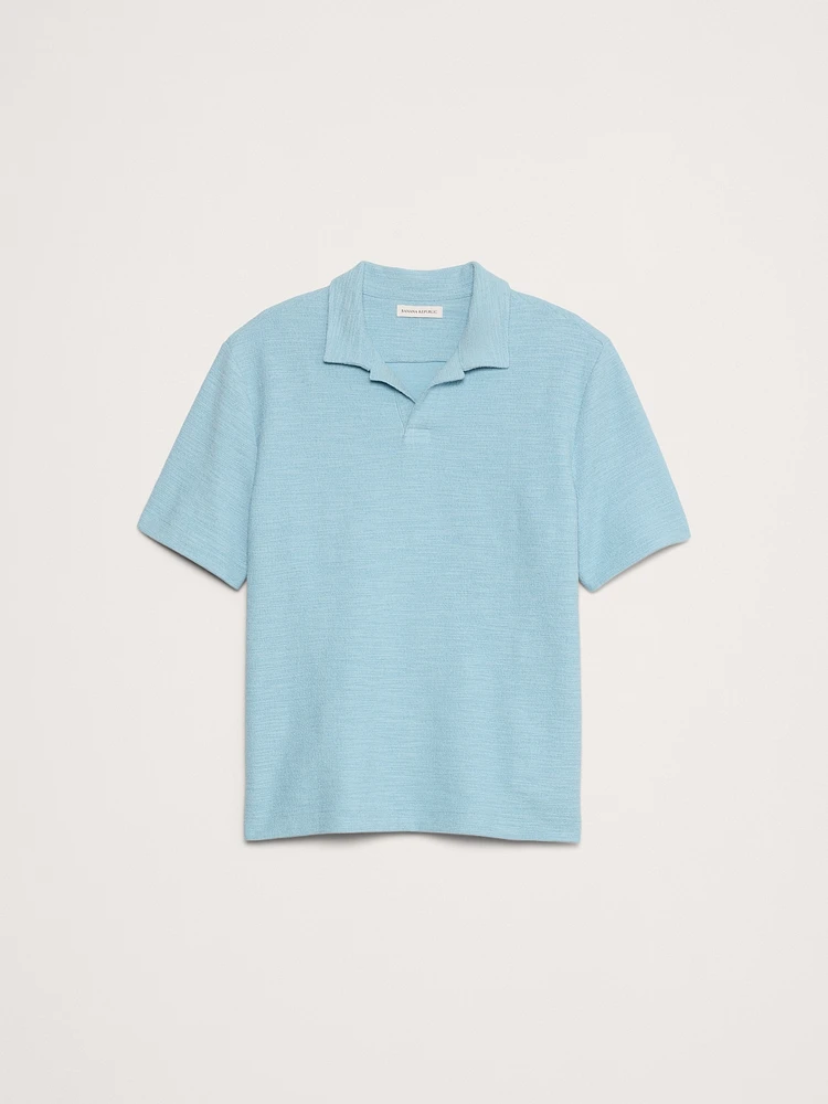 Slub Bouclé Polo