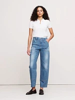 High-Rise Straight Cargo Jean