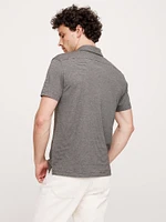 Luxury-Touch Stripe Polo