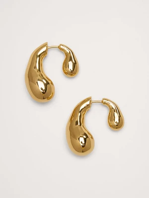 Sculpted Hoop Earrings