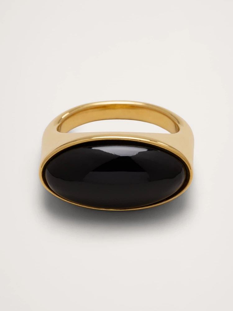 Gold & Black Mix Ring
