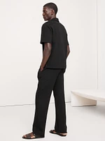 Slub Bouclé Beach Pant