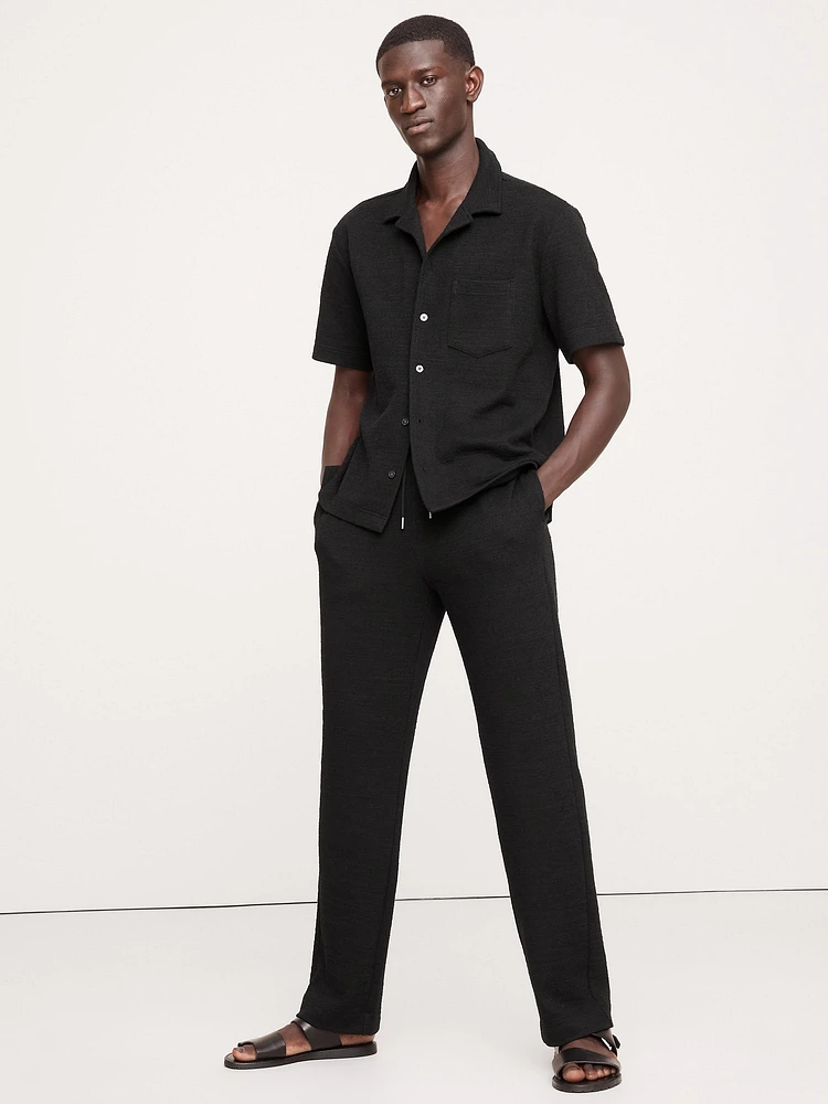 Slub Bouclé Beach Pant