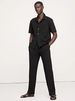 Slub Bouclé Beach Pant