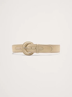 Woven & Leather Belt