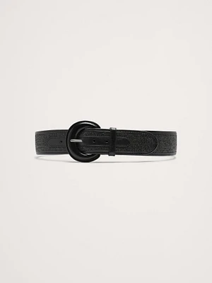 Woven & Leather Belt