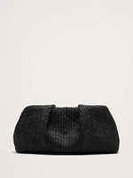 Raffia Clutch