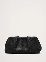 Raffia Clutch