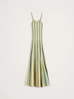 Sculpted Stripe Maxi Dress