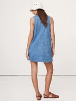 Denim Shift Dress