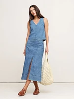 Denim Midi Skirt