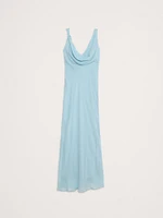Twisted Shoulder Maxi Dress