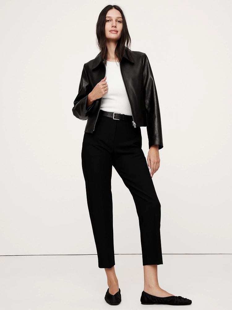 High-Rise Modern Slim Refined Ankle Pant