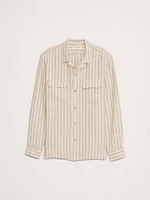 Standard-Fit Linen Resort Shirt