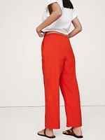 Cotton Poplin Pull-On Pant