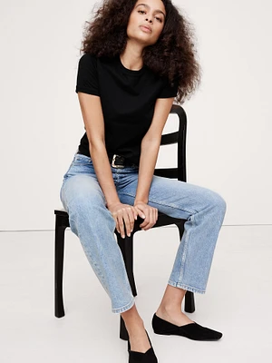 Vintage Cotton Crew-Neck T-Shirt