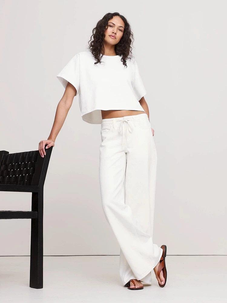Loose Drawstring Jean
