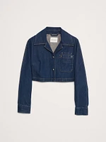 Ultra-Cropped Denim Jacket