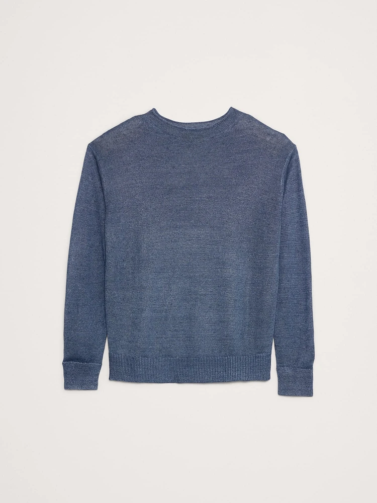 Linen Roll-Neck Sweater