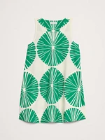 Cotton Poplin Swing Mini Dress