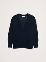 Oversized Cotton Long Cardigan